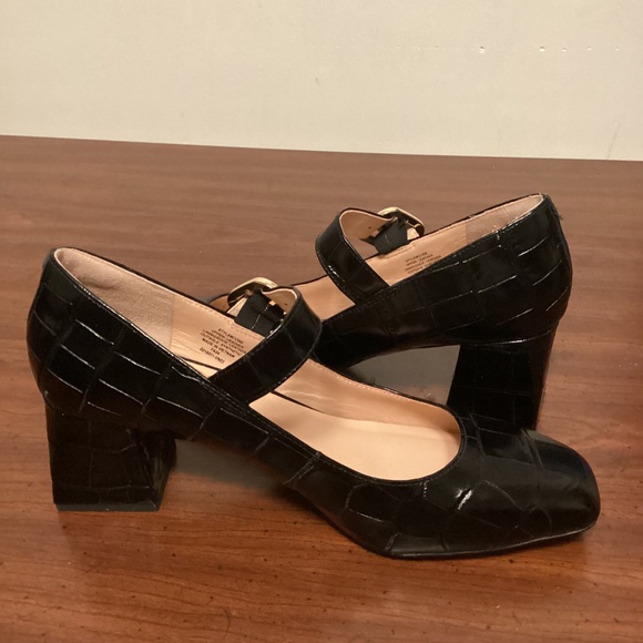 J.CREW CROC EMBOSSED MARY JANE SZ 9 - Picture 4 of 12